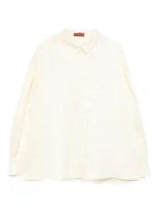 Рубашка с шевронным узором Missoni Kids, желтый