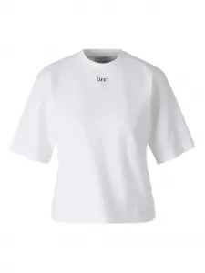 Футболка с логотипом Off-White, белый