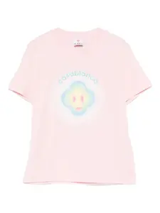 Футболка с логотипом Casablanca, розовый