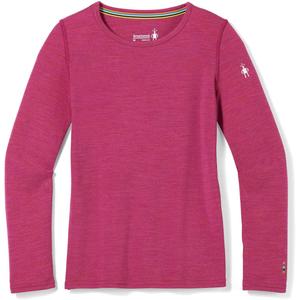 Классическая детская термофутболка из мериносовой шерсти. Smartwool, Festive Fuschia Heather