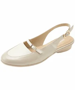 Женские туфли Pedala 2E на каблуке 2,0 см Asics Walking Pedals, цвет Beige (Enamel) X Off-White