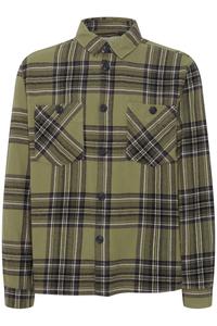 Клетчатая рубашка BLEND Regular fit Button Up Shirt, цвет green/olive