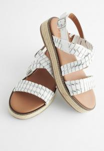 Босоножки на платформе FOREVER COMFORT WEAVE REGULAR FIT Next, белый