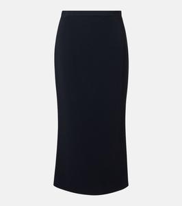 Юбка-карандаш из крепа кади Givenchy, черный