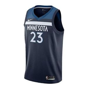 Футболка icon edition nba sports баскетбольная майка minnesota timberwolves butler № 23 большой Nike, синий