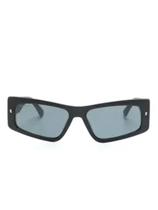 Солнцезащитные очки Icon в прямоугольной оправе DSQUARED2 EYEWEAR, черный