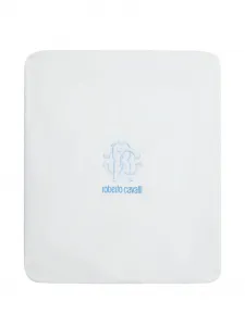 Одеяло с вышитым логотипом и монограммой Roberto Cavalli, белый