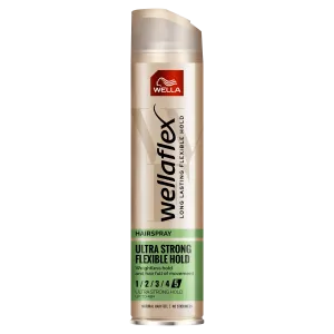 Лак для волос максимальной фиксации wella wellaflex flexible ultra strong hold Wella Flex Flexible Ultra Strong Hold, 250 мл