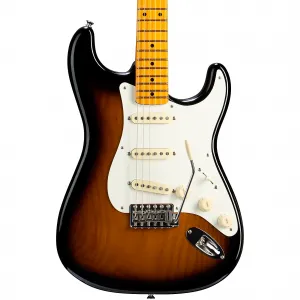 Электрогитара Fender Eric Johnson Virginia Stratocaster с грифом из клена, распыление 2-цветный солнечный оттенок
