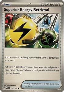 Карточная игра Superior Energy Retrieval 189 - SV02 Paldea Evolved Reverse Holofoil