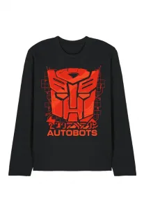 Футболка с длинными рукавами с логотипом autobot tech icon из серии transformers generations. Hasbro, Black