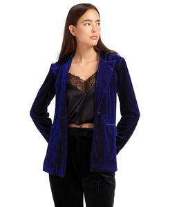 Женский бархатный пиджак Eternity Belle & Bloom, цвет Royal blue