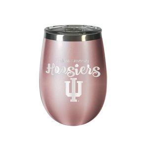 Стакан для вина Indiana Hoosiers с отделкой розового золота, цвет Ind Pink