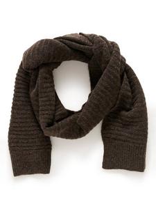 Рифленый шарф Abigail KAFFE, Seal Brown Melange