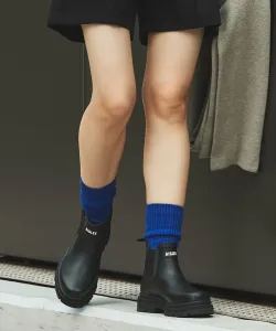 Водонепроницаемые резиновые сапоги Soft Rain 2 на толстой подошве / сапоги челси