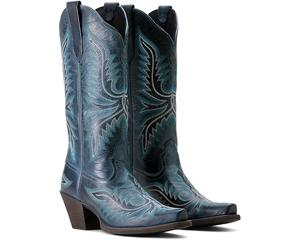 Сапоги женские Ariat Round Up Collins ковбойский с вышивкой, синий