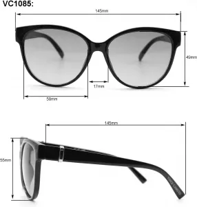 Женские солнцезащитные очки Vince Camuto Glamorous с квадратной формой и 100% защитой от УФ-излучения, Nude