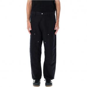 Узкие брюки Walter с двойными накладками на коленях и логотипом Carhartt WIP, черный