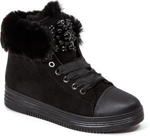 Женские модные ботильоны с искусственным мехом Lady Couture, Ninety Union, теплый черный