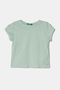 Футболка из хлопка для детей United Colors Of Benetton, зеленый