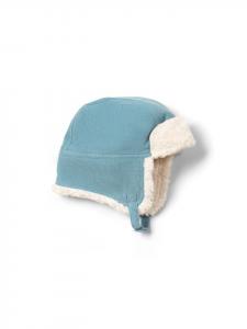 Шапка из шерпы синего цвета Little Green Radicals