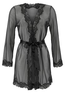 LASCANA Пеньюар в черном цвете