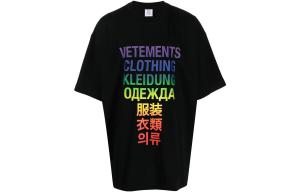 Футболка мужская черная Vetements, черный