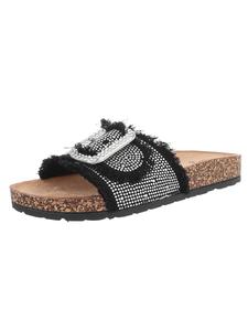 Мюли Ital-Design, цвет schwarz und silber