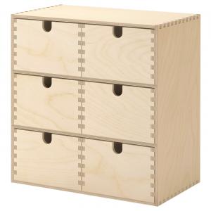Мини-комод IKEA, 31x18x32 см, цвет birch plywood