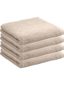 Redbest  Махровое легкое банное полотенце Oceanside, комплект из 4 штук, бежевый цвет