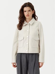 Переходная куртка стандартного кроя Jumpy 14100222 Vila, бежевый