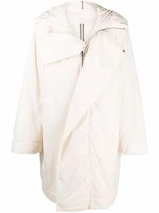 Rick Owens парка оверсайз с капюшоном, нейтральный