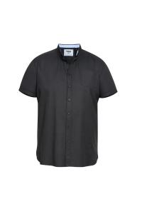 Рубашка с короткими рукавами James Oxford Kingsize Duke Clothing, черный