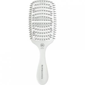 Essential Care Flex Fine Hair Bristles Ice White Hair Brush Detangler Olivia Garden
