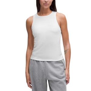 Женский топ SheerRibbed Lululemon, белый/wht