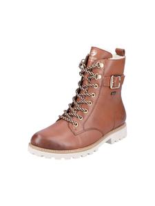 Зимние ботильоны в цвете амаретто/бьянко remonte