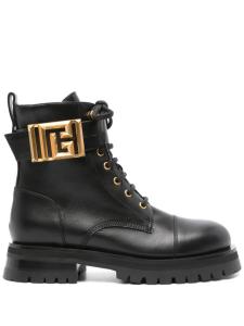 Balmain ботинки с пряжками, черный