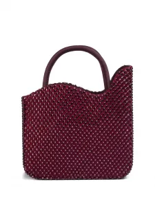Маленькая сумка-тоут с бисером Ivy Le Silla, красный