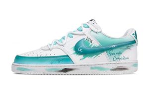 Court Vision 1, устойчивые к истиранию, легкие и дышащие лоу-топ скейтборд обувь women's Nike, Turquoise