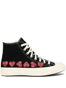 Высокие кеды с принтом Comme Des Garçons Play X Converse, черный
