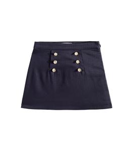Юбка из хлопка Gianina Bonpoint, темно-синий