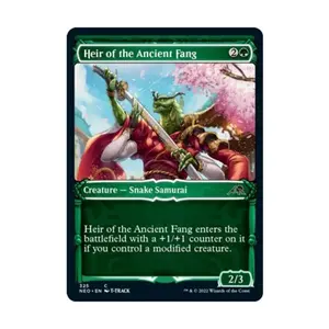 CCG Наследник Древнего Клыка (Витрина) (С) (Фольга), MTG - Kamigawa : Neon Dynasty