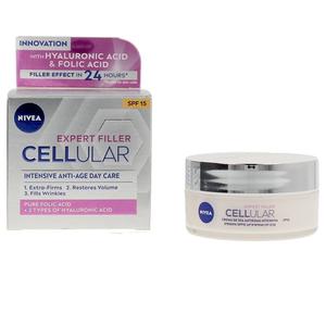 Крем против морщин Cellular filler hialurónico & fólico crema día spf15 Nivea, 50 мл