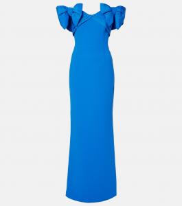 Платье Antonella из тафты с бантом Rebecca Vallance, Marine Blue