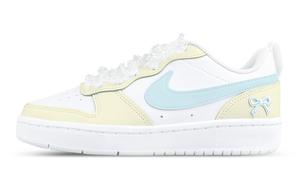 Детские скейтерские кроссовки Court Borough для младших школьников Nike, белый/синий/желтый