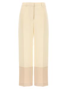 Укороченные брюки Tory Burch, белый