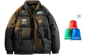 LOOX! Унисекс пуховик, Black