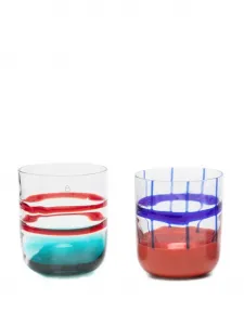 Стаканы с узором (набор из шести) Ichendorf Milano, белый