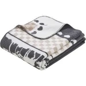 Плед WINTERLAND Мягкий плед с эффектом двусторонней ткани Done., антрацит