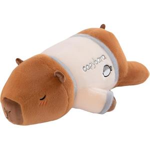 Плюшевая игрушка милая капибара, высота 50см/65см/80см JIZHUAN, светло-серый